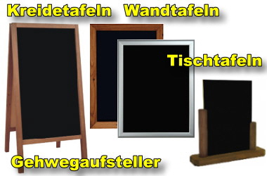 Plakathalter, Kreidetafeln Wandkreidetafel Gehwegaufsteller